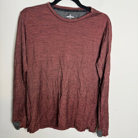 Bombas Tops - Bombas Merino Wool Tencel Blend Long Sleeve Crew Neck Shirt‎ - Size S Small